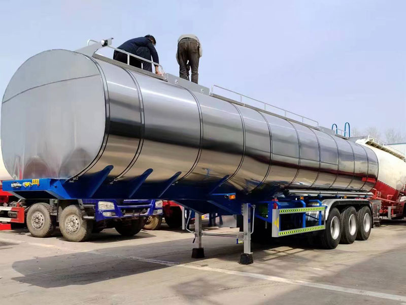 Stainless Steel Fuel Tanker Semi Trailer for Sale