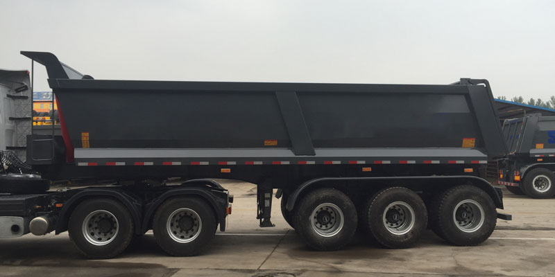 45 CBM Dump Semi Trailer for Sale