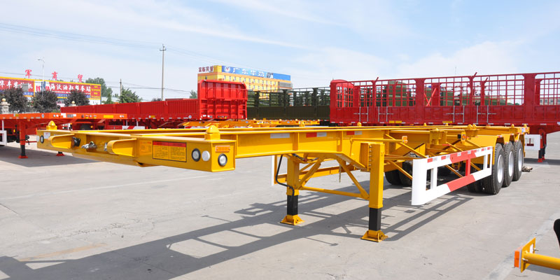 20ft/40ft/45ft Skeleton Trailer for Sale