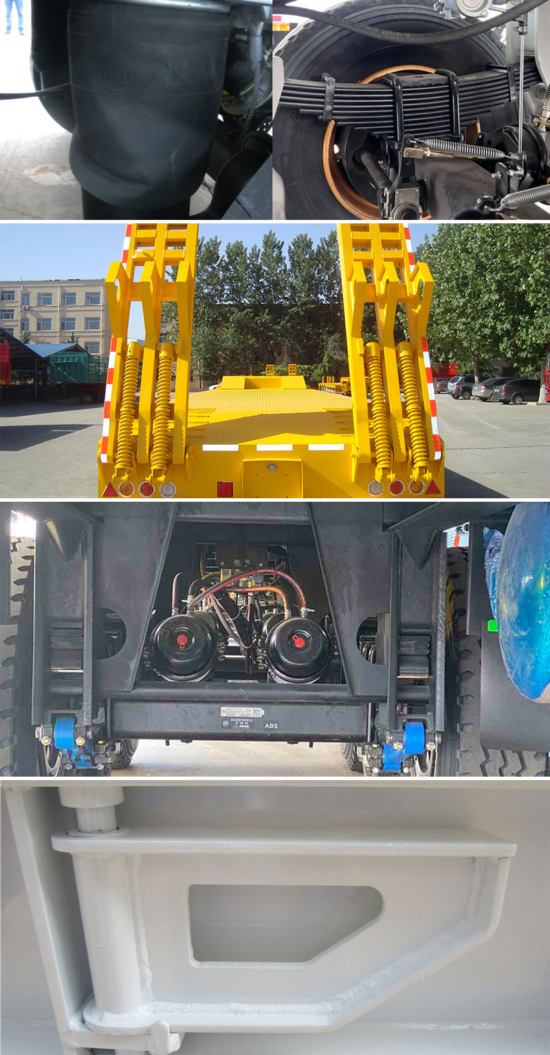 50/60 Tons Low Bed Semi Trailer for Sale