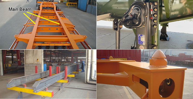 40ft Container Chassis Trailer for Sale