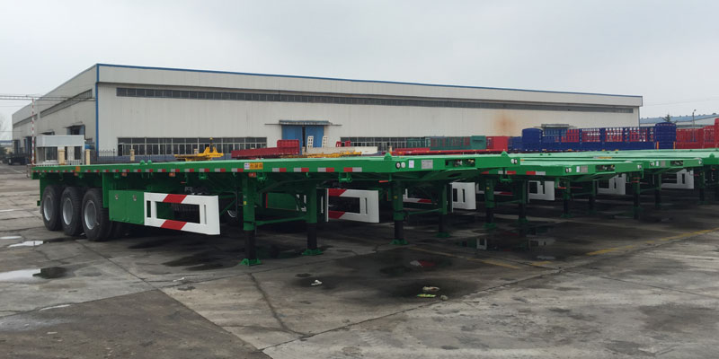 3 Axle 40ft Flatbed Semi Trailer for Sale