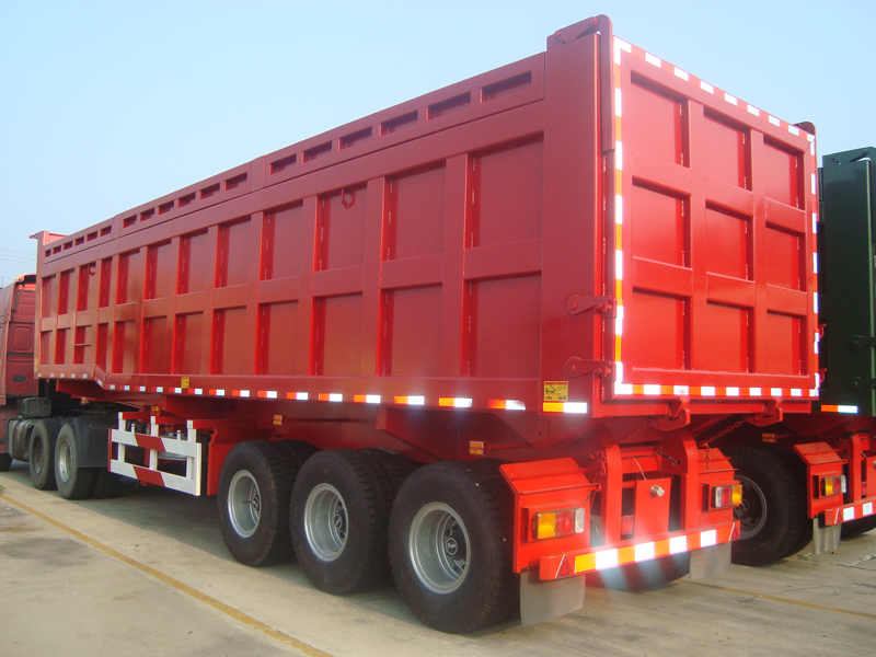 3 Axles Tipper Semi Trailer for Sale
